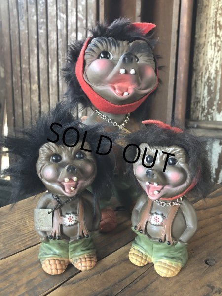 画像10: 60s Vintage Heico Troll Werewolf Monster Nodder Bobble Head Small Size (R809) (10)