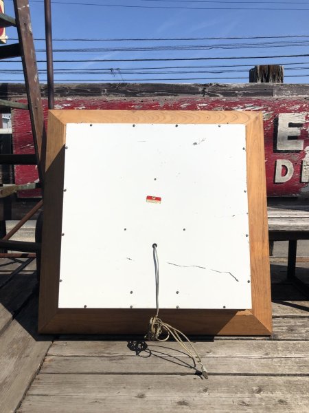 画像15: 【店舗引き取り限定】 〜60s Vintage 7UP Advertising Store Display Lighted Clock Sign 77x77cm Huge !!! (R811) (15)