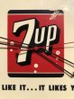 画像5: 【店舗引き取り限定】 〜60s Vintage 7UP Advertising Store Display Lighted Clock Sign 77x77cm Huge !!! (R811) (5)