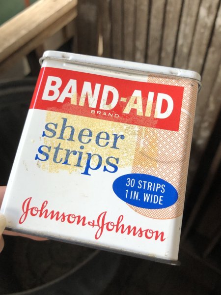 画像7: Vintage Johnson & Johnson Band-Aid Can sheer strips (R816) (7)
