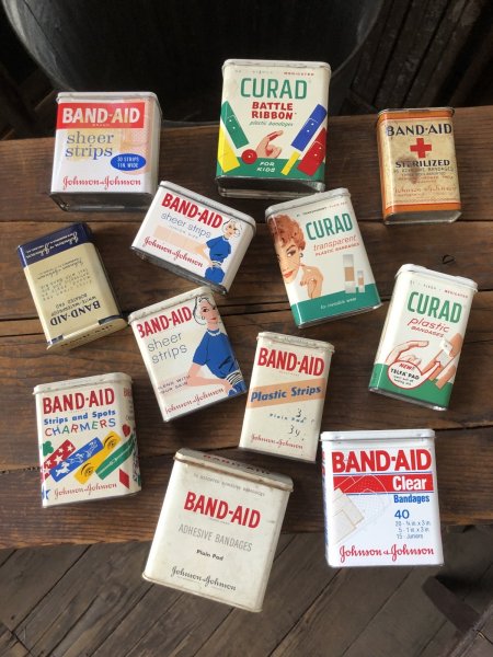 画像9: Vintage Curity Band-Aid Can CURAD Battle Ribbow (R817) (9)
