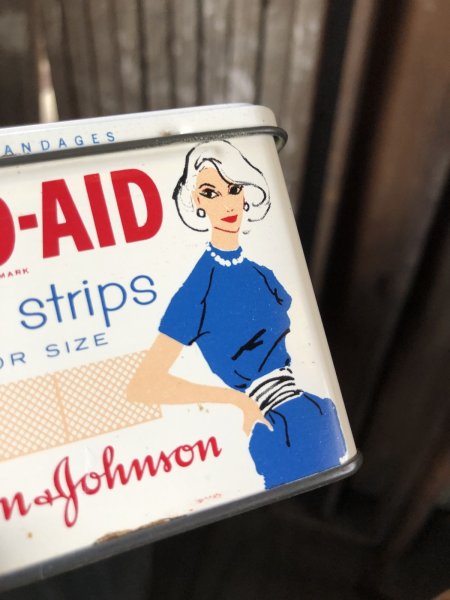 画像10: Vintage Johnson & Johnson Band-Aid Can sheer strips (R821) (10)