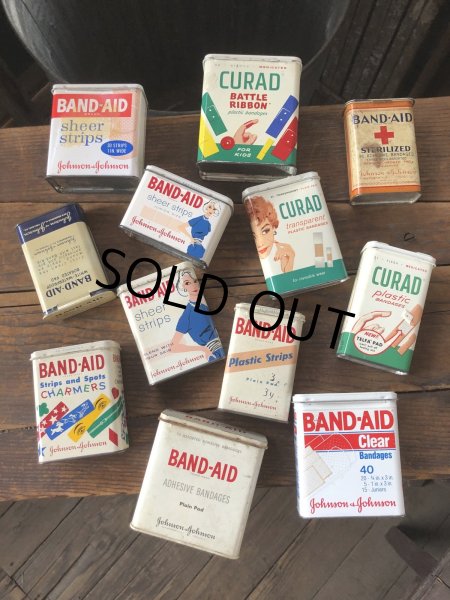 画像8: Vintage Curity Band-Aid Can CURAD transparent (R819) (8)
