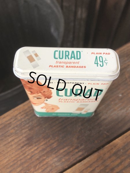 画像5: Vintage Curity Band-Aid Can CURAD transparent (R819) (5)