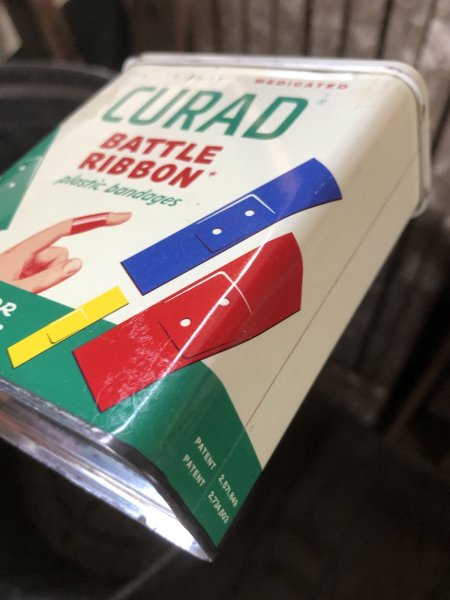 画像7: Vintage Curity Band-Aid Can CURAD Battle Ribbow (R817) (7)