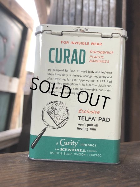 画像3: Vintage Curity Band-Aid Can CURAD transparent (R819) (3)