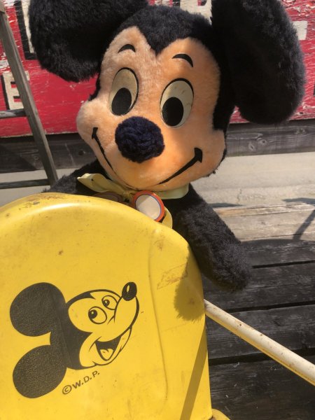 画像14: 50s Vintage Disney Mickey Mouse Kids Metal Lawn Chair (R823) (14)