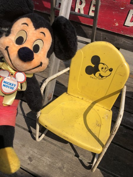 画像13: 50s Vintage Disney Mickey Mouse Kids Metal Lawn Chair (R823) (13)