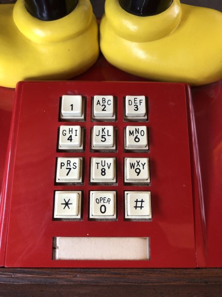 画像7: 70s Vintage Disney Mickey Mouse Telephone w/box (R824) (7)