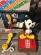 画像17: 70s Vintage Disney Mickey Mouse Telephone w/box (R824) (17)