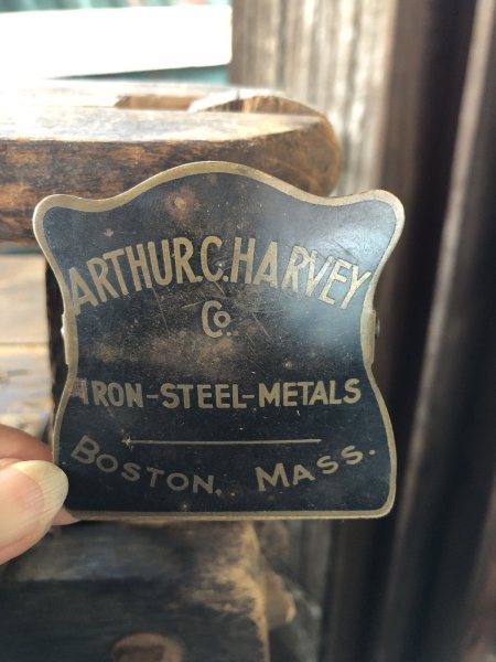画像10: Vintage Brass Advertising Paper Clip ARTHUR C HARVEY Co (R833) (10)