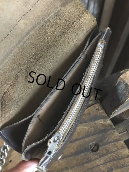 画像12: c.50s Harley-Davidson Leather Wallet w/Chain (R838) (12)