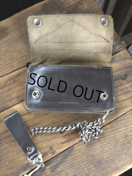 画像8: c.50s Harley-Davidson Leather Wallet w/Chain (R838) (8)