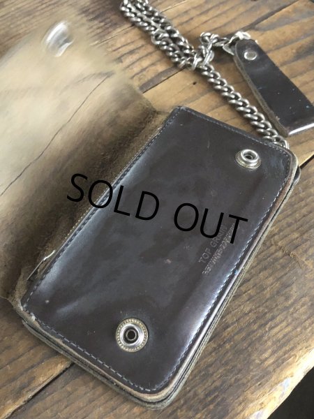 画像9: c.50s Harley-Davidson Leather Wallet w/Chain (R838) (9)