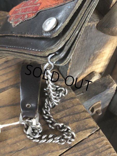 画像6: c.50s Harley-Davidson Leather Wallet w/Chain (R838) (6)