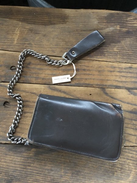 画像22: c.50s Harley-Davidson Leather Wallet w/Chain (R838) (22)