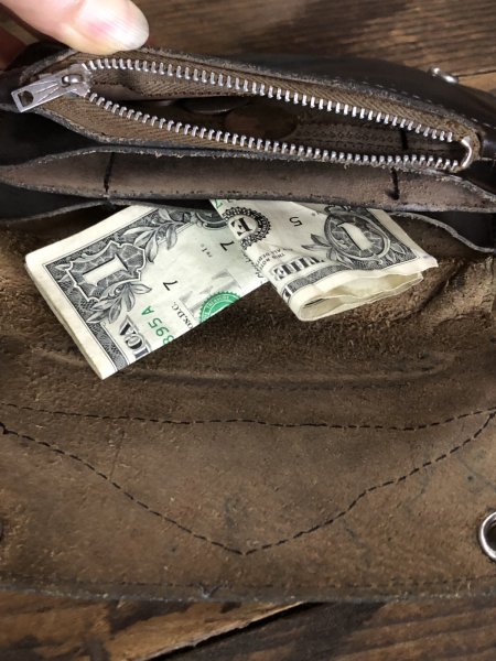 画像3: c.50s Harley-Davidson Leather Wallet w/Chain (R838) (3)