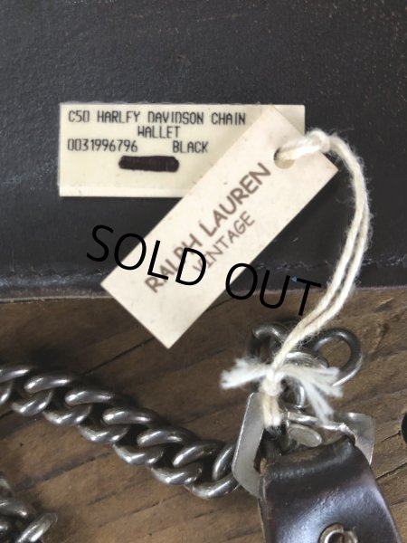 画像19: c.50s Harley-Davidson Leather Wallet w/Chain (R838) (19)