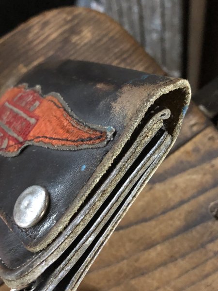 画像17: c.50s Harley-Davidson Leather Wallet w/Chain (R838) (17)