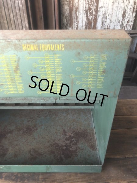 画像8: Vintage Southern Twist Drill Co. Advertising Hardware Store Display Cabinet (R840) (8)