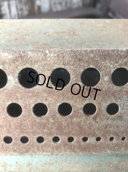 画像12: Vintage Southern Twist Drill Co. Advertising Hardware Store Display Cabinet (R840) (12)