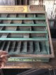 画像2: Vintage Southern Twist Drill Co. Advertising Hardware Store Display Cabinet (R840) (2)