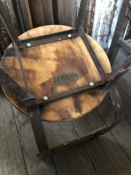 画像7: Vintage Industrial Stool Chair 1550 (R845) (7)