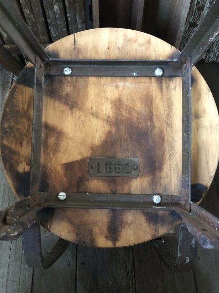 画像6: Vintage Industrial Stool Chair 1550 (R845) (6)