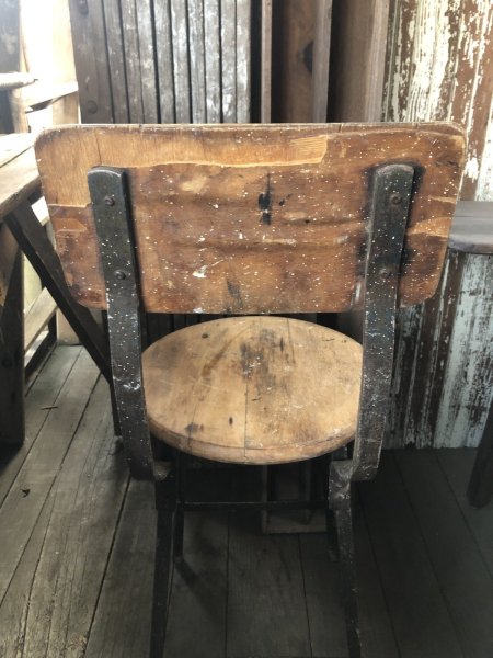 画像11: Vintage Industrial Stool Chair 1550 (R845) (11)