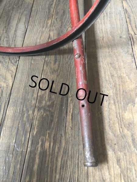 画像11: Vintage Industrial Metal High Stools Chair (R848) (11)