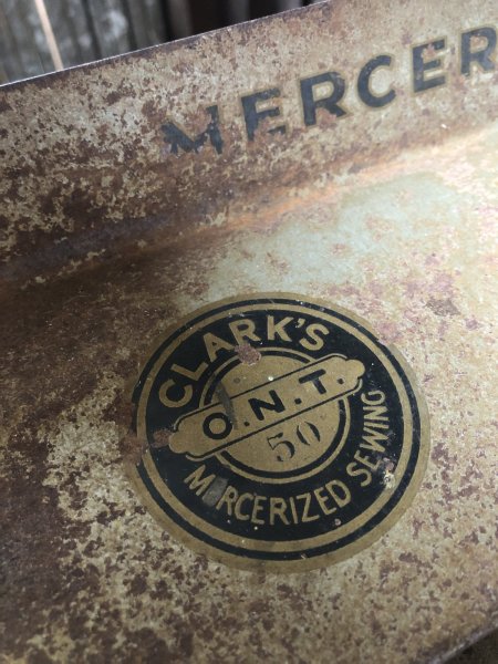 画像17: Vintage Coats & Clark's Mercerized Sewing Thread Store Display Rack (R853) (17)