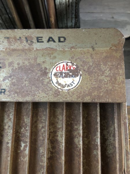 画像21: Vintage Coats & Clark's Mercerized Sewing Thread Store Display Rack (R853) (21)