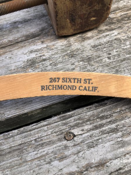 画像4: Vintage USA Advertising Wood Hanger HERMANS (R864) (4)