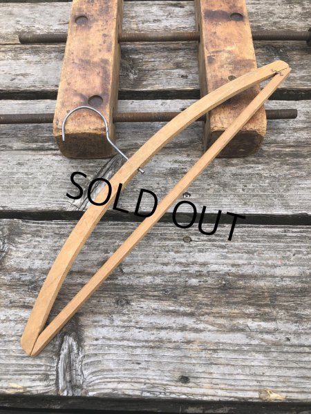画像5: Vintage USA Advertising Wood Hanger Tokyo Cleaners & Dyers(R854) (5)