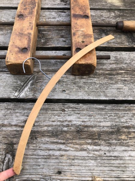 画像5: Vintage USA Advertising Wood Hanger CAPITOL CLEANERS &DYERS (R874) (5)