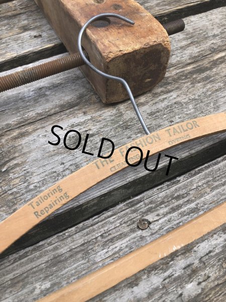 画像3: Vintage USA Advertising Wood Hanger THE FASHION TAILOR (R856) (3)