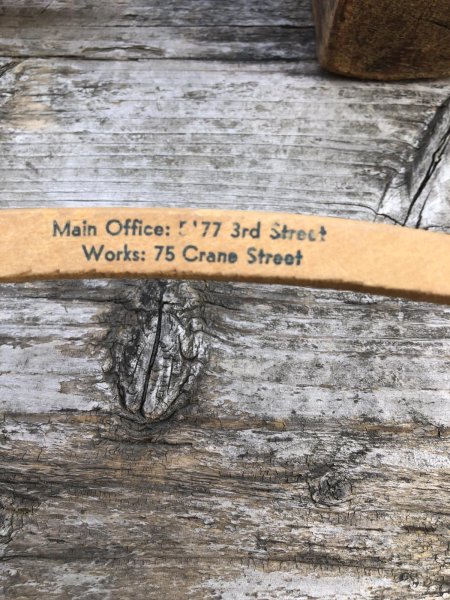 画像4: Vintage USA Advertising Wood Hanger GOLDEN CITY (R869) (4)