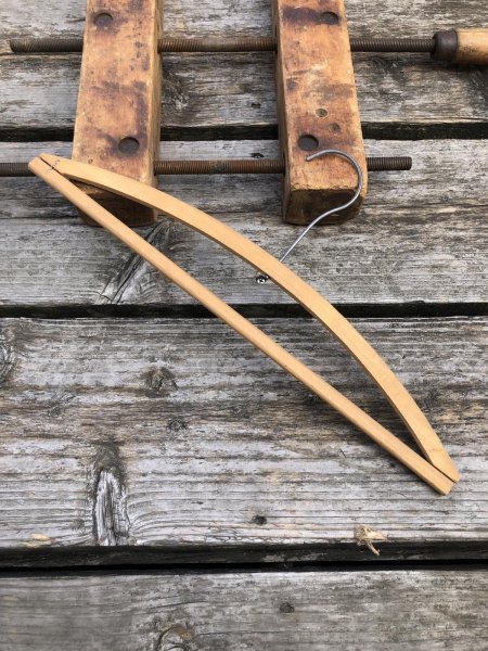 画像5: Vintage USA Advertising Wood Hanger AUTOCART CLEANERS, Inc (R863) (5)