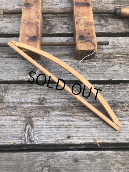 画像5: Vintage USA Advertising Wood Hanger AUTOCART CLEANERS, Inc (R863) (5)