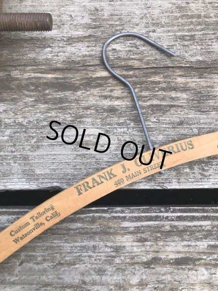 画像5: Vintage USA Advertising Wood Hanger FRANK J.OLIVERIUS (R875) (5)