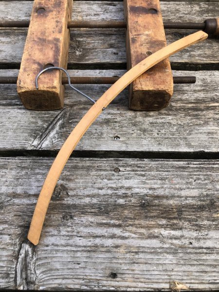 画像5: Vintage USA Advertising Wood Hanger S.S HAND LAUNDRY & DRY CLEANERS (R865) (5)