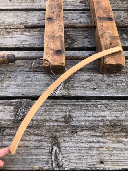 画像5: Vintage USA Advertising Wood Hanger NATIONAL CLEANERS (R872) (5)