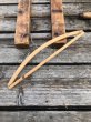 画像5: Vintage USA Advertising Wood Hanger CROW CLEANERS & DYERS CLEAN CLEANERS (R861) (5)