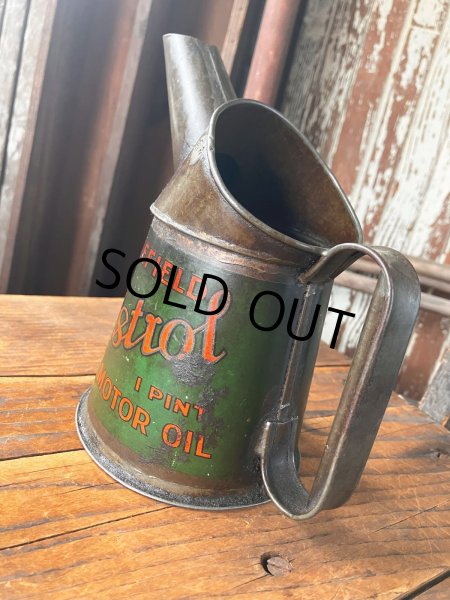 画像2: 20s Antique Original Castrol Oil Pourer Jug (R892) (2)