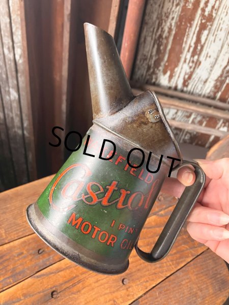 画像12: 20s Antique Original Castrol Oil Pourer Jug (R892) (12)