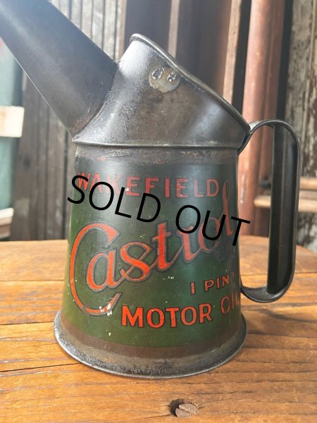 画像10: 20s Antique Original Castrol Oil Pourer Jug (R892) (10)