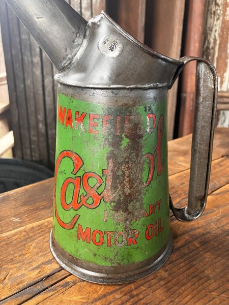 画像9: 20s Antique Original Castrol Oil Pourer Jug (R891) (9)