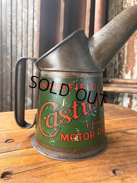 画像11: 20s Antique Original Castrol Oil Pourer Jug (R892) (11)