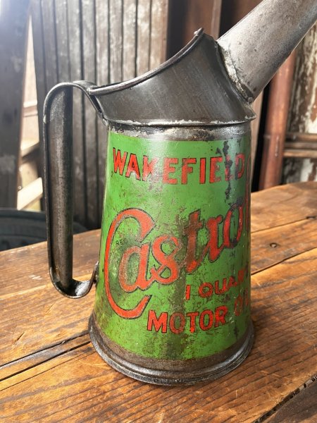 画像10: 20s Antique Original Castrol Oil Pourer Jug (R891) (10)