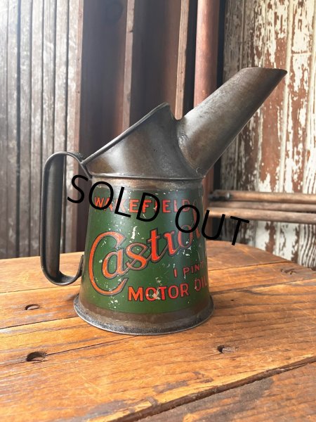 画像5: 20s Antique Original Castrol Oil Pourer Jug (R892) (5)
